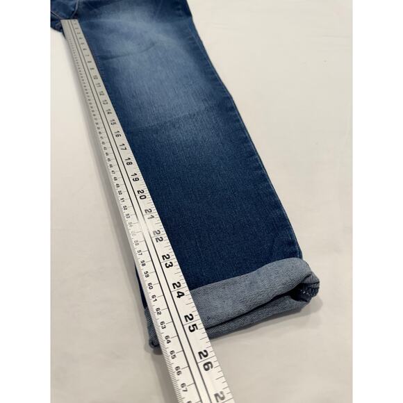 1822 Denim Adrianna Skinny Cropped Jeans 8 Dark Wash Slim Fit Mid Rise Stretch - Picture 10 of 11